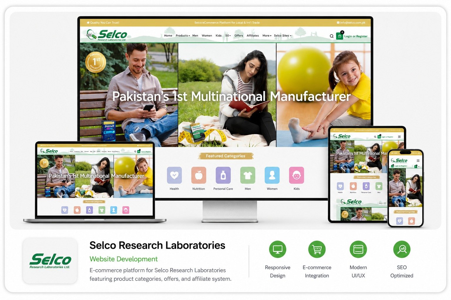 Selco Research Laboratories project screenshot